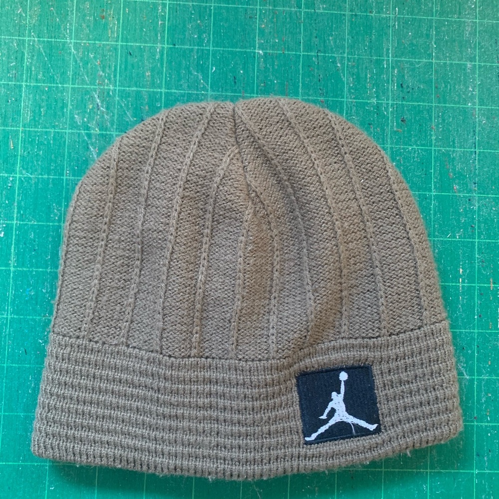 Jordan Brown Knit Beanie